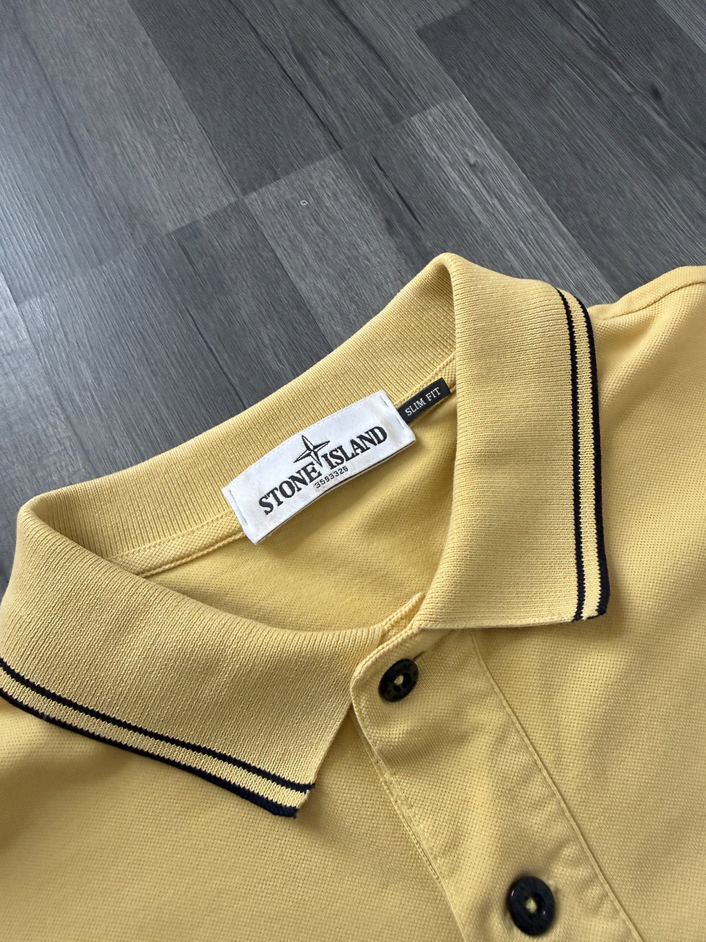 Stone Island Yellow Polo