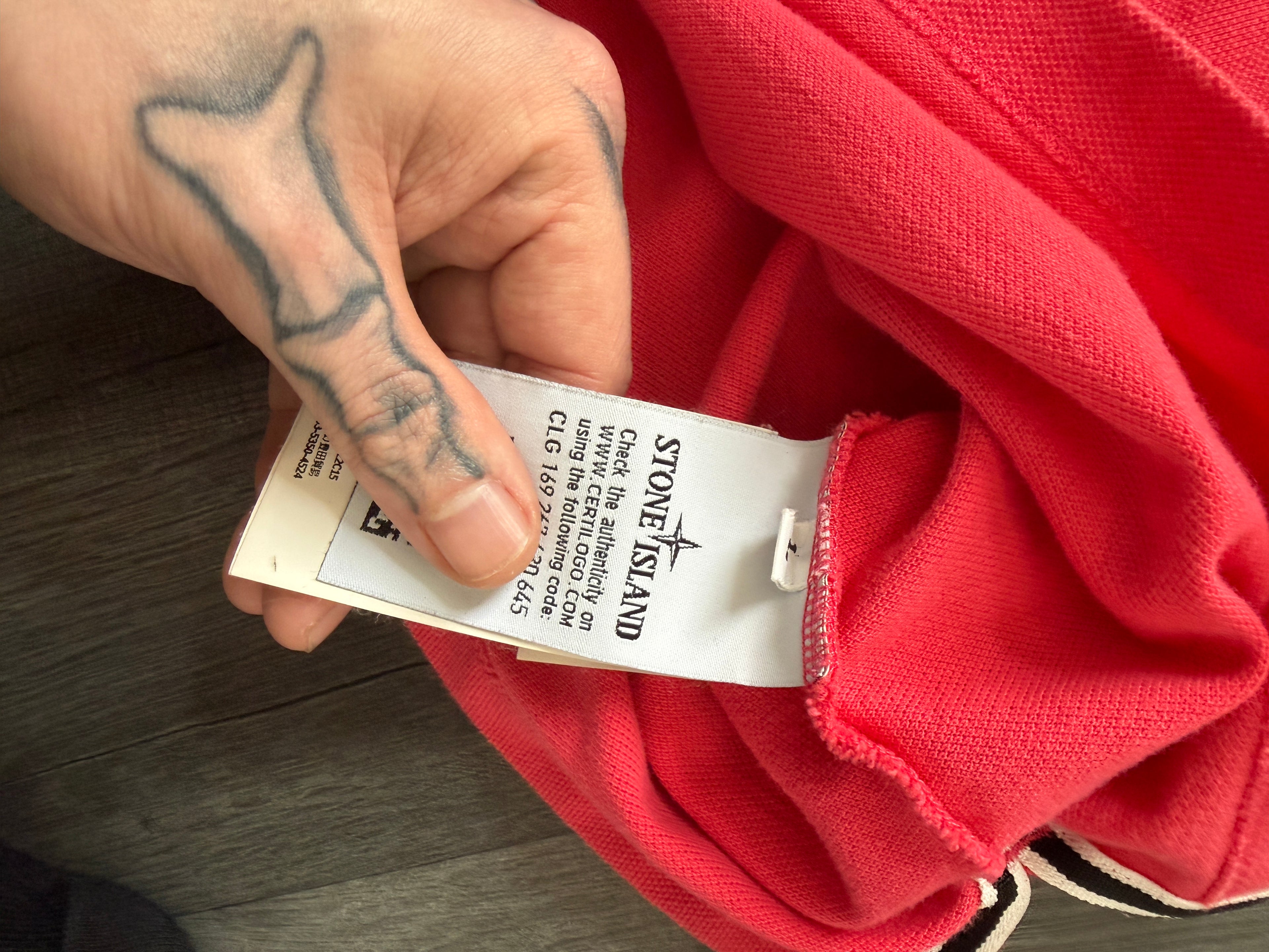 Stone Island Pink Polo