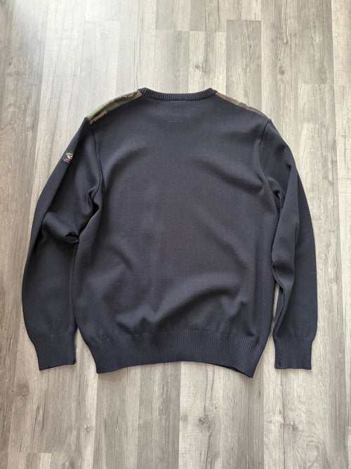 Paul & Shark Black Wool Jumper
