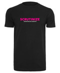 S-SPW BLACK NEON PINK TEE