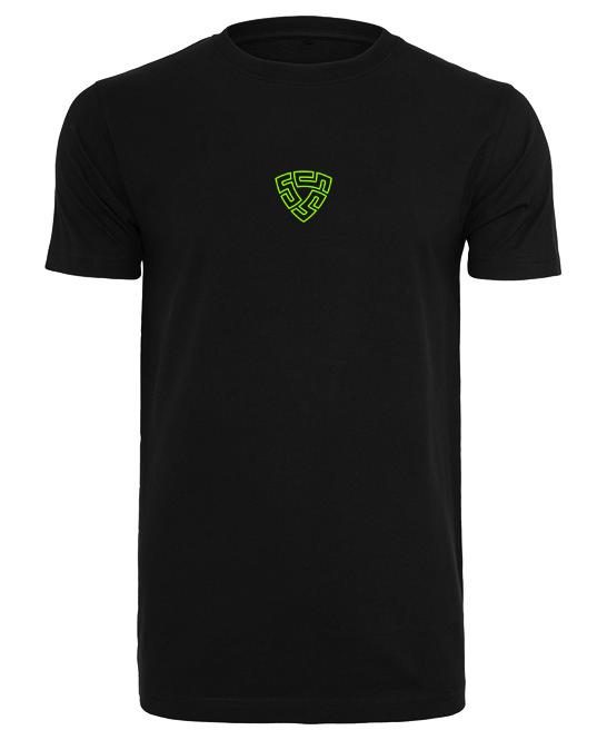 TRIPLE S BLACK LIME GREEN TEE