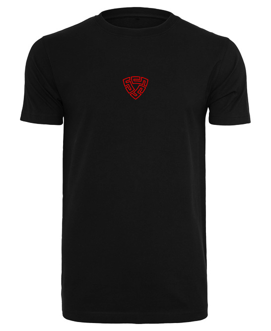 TRIPLE S BLACK RED TEE